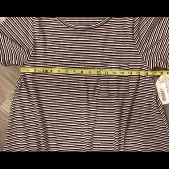 LuLaRoe Carly Small Ribbed Multi Stripe NWT - Picture 6 of 7